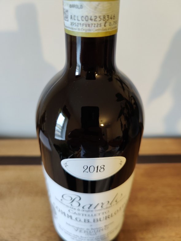 Barolo Castelletto DOCG 2018 GB Burlotto