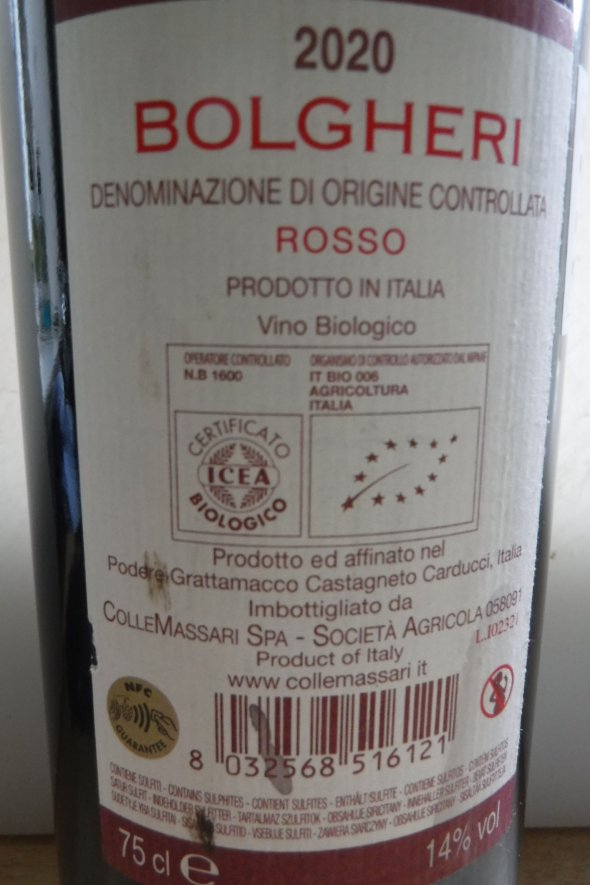 Grattamacco, Bolgheri, Rosso