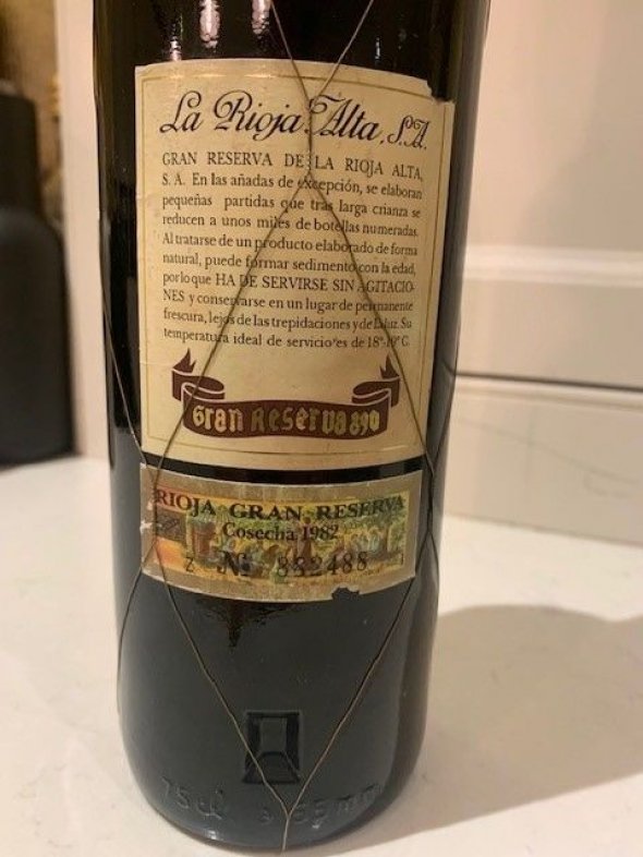 La Rioja Alta, Rioja Gran Reserva 890 Seleccion Especial