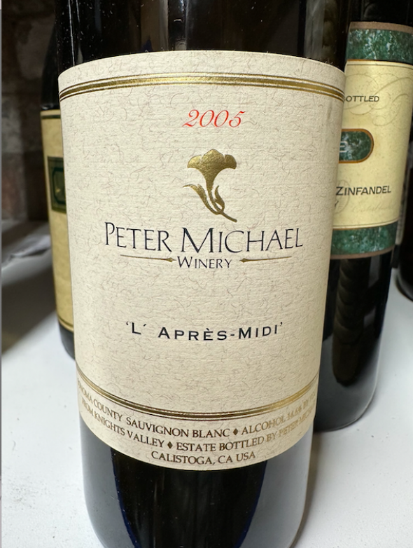 Peter Michael, L'Apres-Midi, Knights Valley