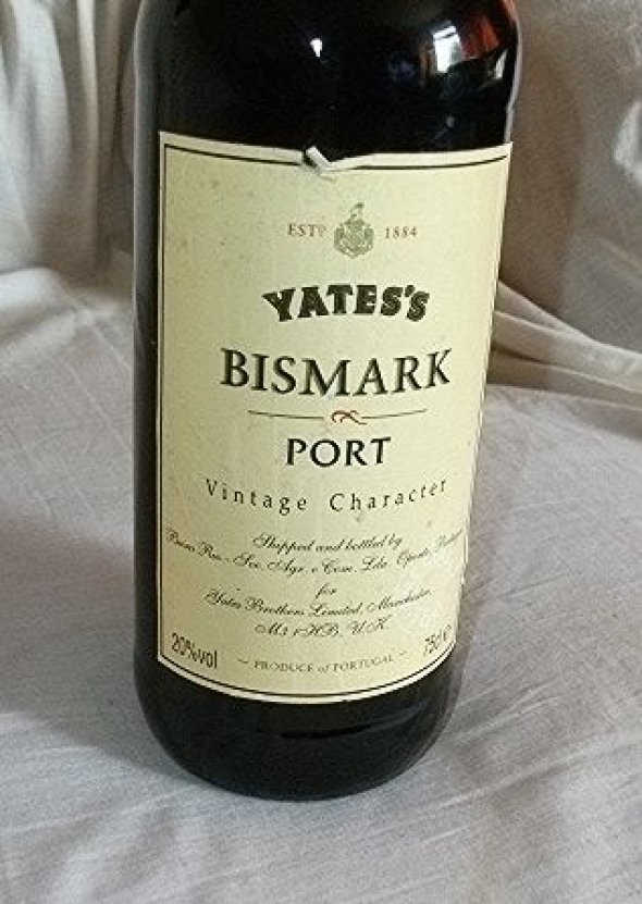 Yates's Bismark Port.  Beira Rio, Oporto Portugal.