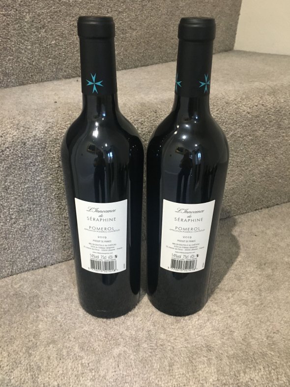 2019 (2 bottles) L&rsquo;Innocence de Chateau Seraphine, Pomerol