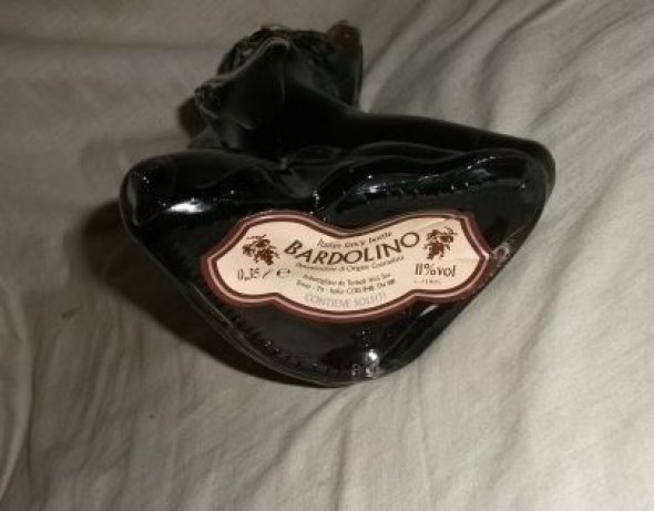 Bardolino,  Italian Red Wine in Stunning Lady Figure Bottle. 'Torboli'.