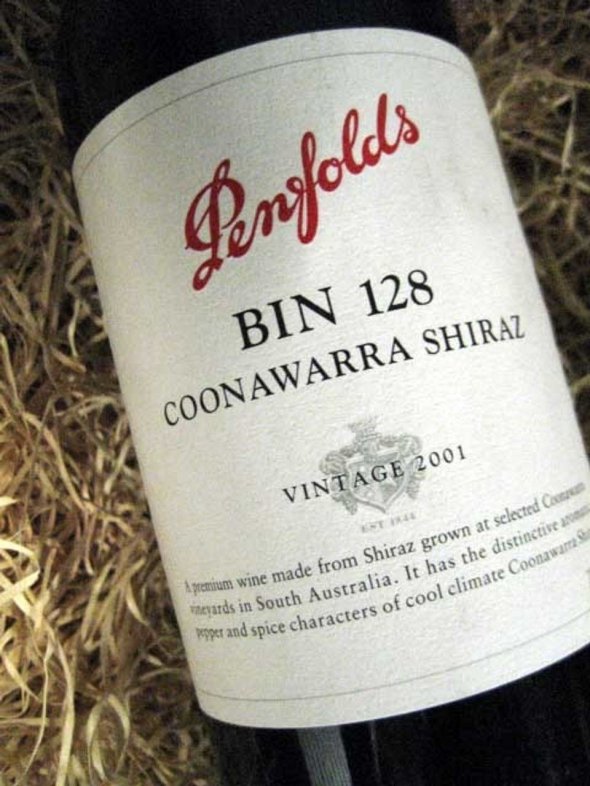 Penfolds, Bin 128 Shiraz, Coonawarra