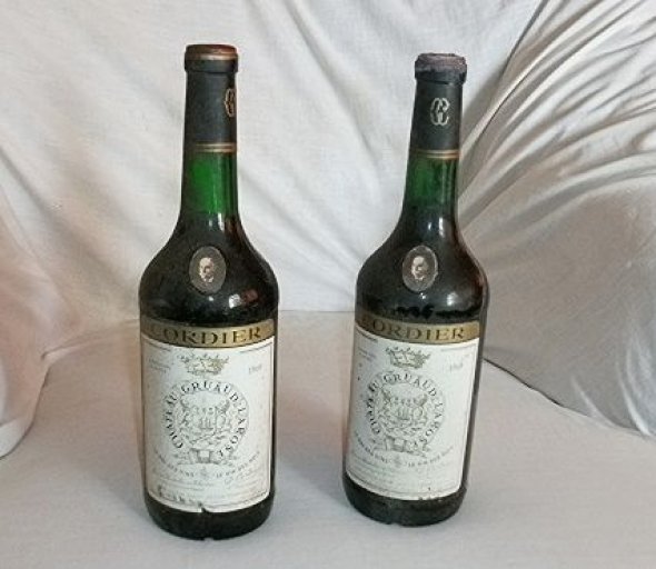 Chateau Gruaud Larose Grand Cru Classe. 1969. St.Julien, Bordeaux.  2 Bottles.