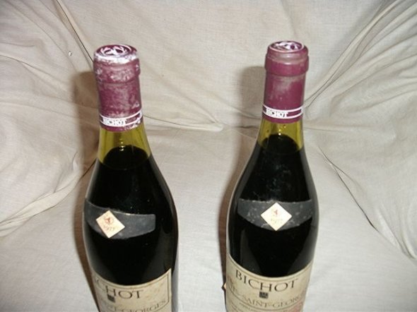 BICHOT, Nuits-Saint-Georges. Beaune.  1977.  2 Bottles. 