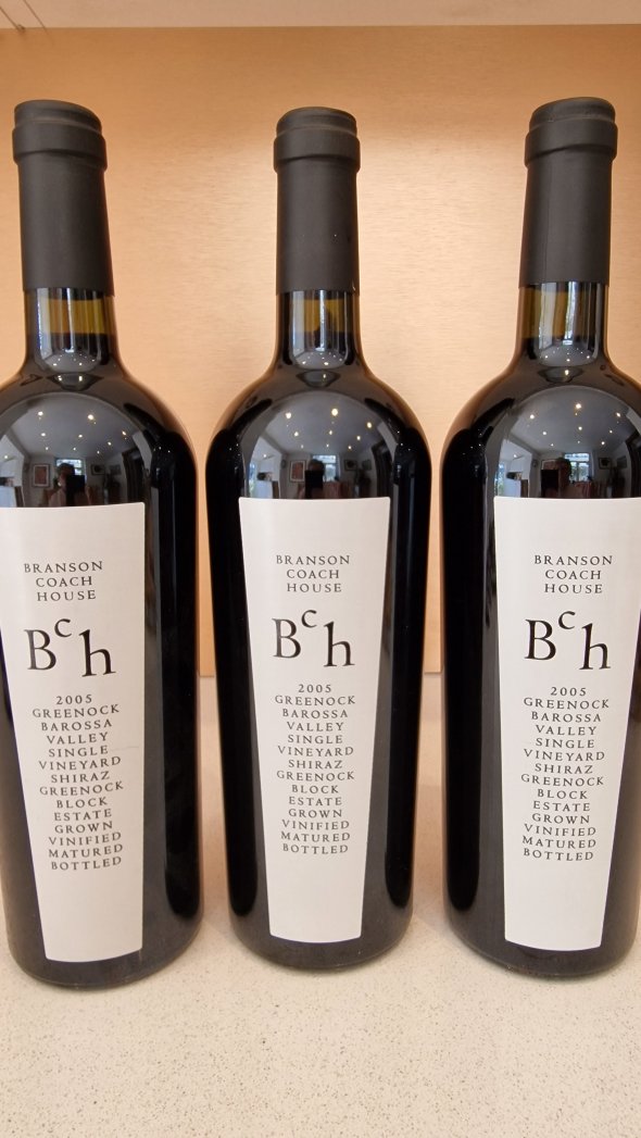 Branson Coach House, Greenock Block Shiraz, Barossa Valley