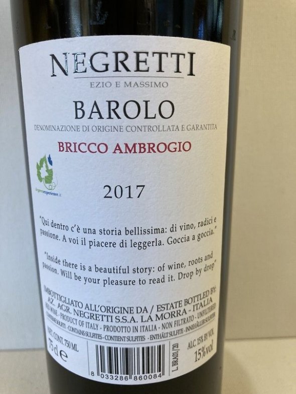 Negretti, Barolo, Bricco Ambrogio