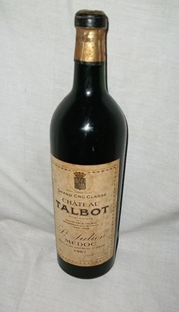 1957 Chateau Talbot, Saint Julien, Bordeaux.  Grand Cru Classe.