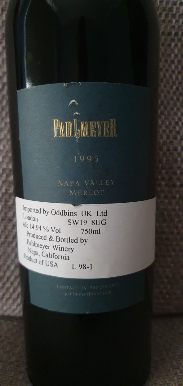 Pahlmeyer, Merlot, Napa Valley