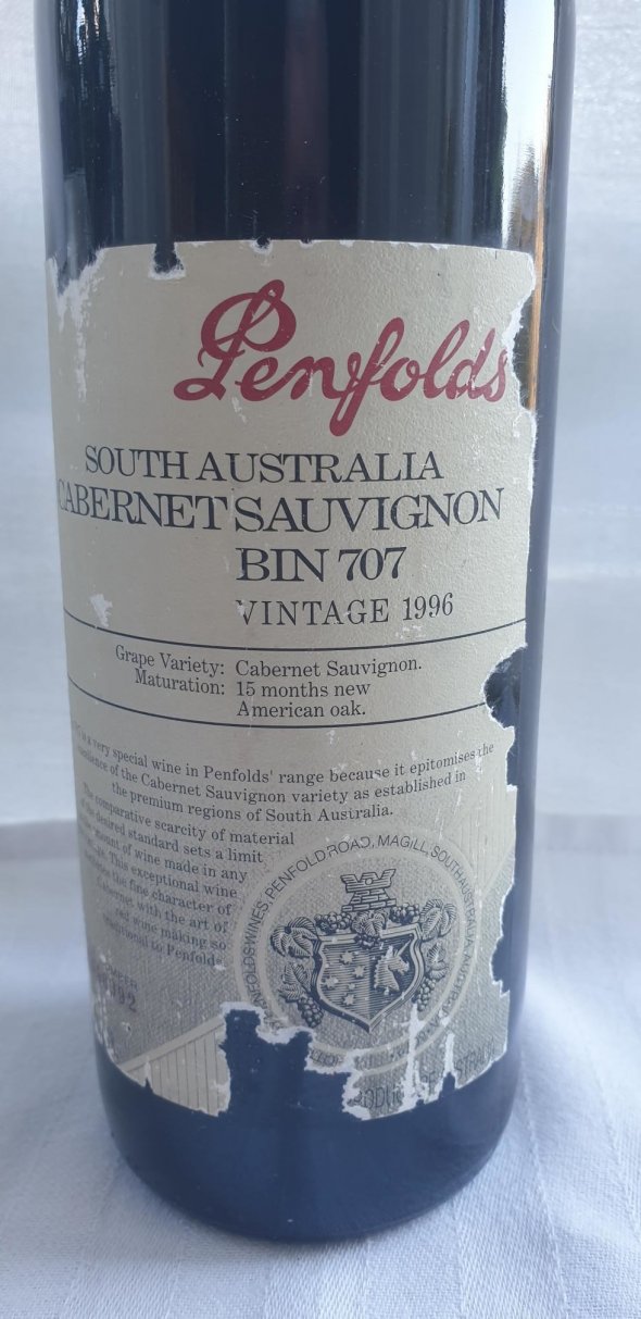 Penfolds, Bin 707 Cabernet Sauvignon, South Australia