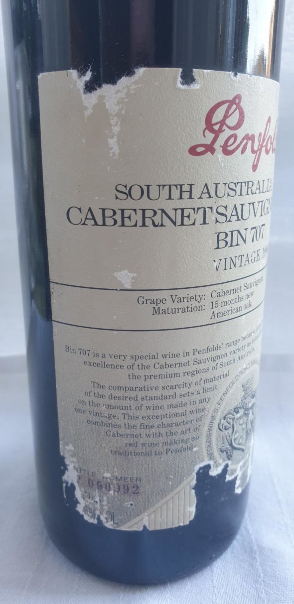 Penfolds, Bin 707 Cabernet Sauvignon, South Australia