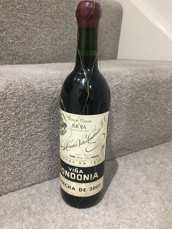 2001 R. Lopez de Heredia, Tondonia Tinto Gran Reserva, Rioja
