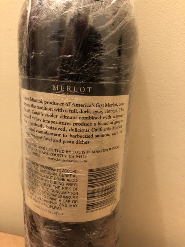 Louis Martini, Merlot, North Coast