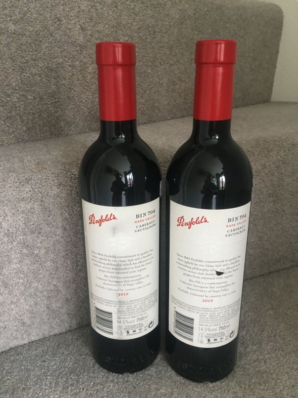 2019 (2 bottles) Penfolds Bin 704, Napa Valley, Cabernet Sauvignon 