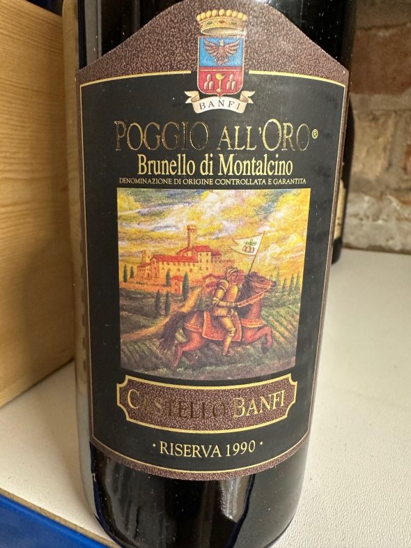 Castello Banfi, Brunello di Montalcino, Poggio all' Oro riserva
