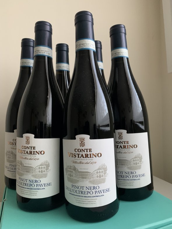 Conte Vistarino Pinot Nero DELL`OLTREPO PAVESE, vintage 2019,  Red , 6x75cl  ( bottle) Parcel 