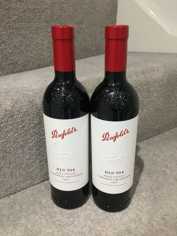 2019 (2 bottles) Penfolds Bin 704 Napa Valley Cabernet Sauvignon 