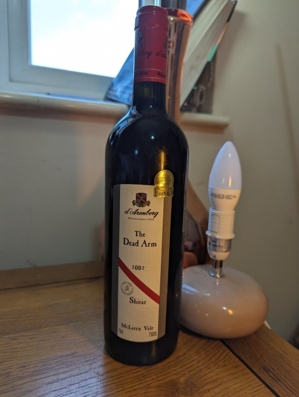 d Arenberg, The Dead Arm Shiraz, McLaren Vale