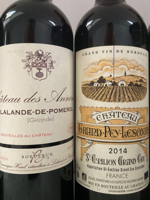 Mixed Bordeaux Margaux, St-Emilion, Médoc, Lalande-de-Pomerol, St-Estèphe