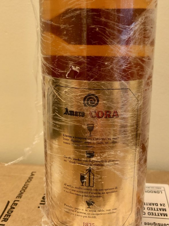 Amaro Cora 70&rsquo;s bottling 