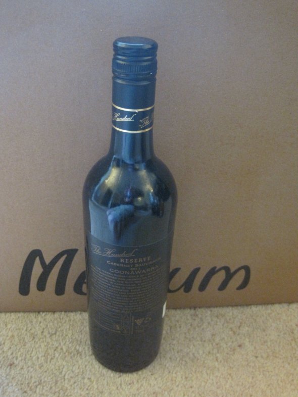 The Hundred, Reserve Coonawarra Cabernet Sauvignon