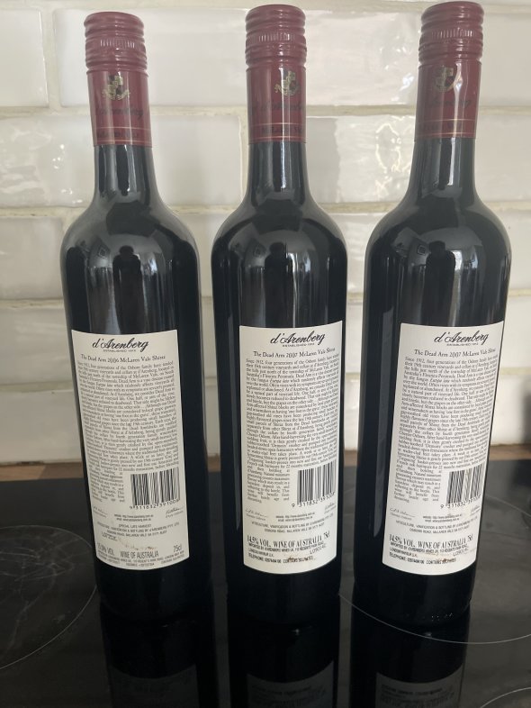 d'Arenberg, The Dead Arm Shiraz, McLaren Vale