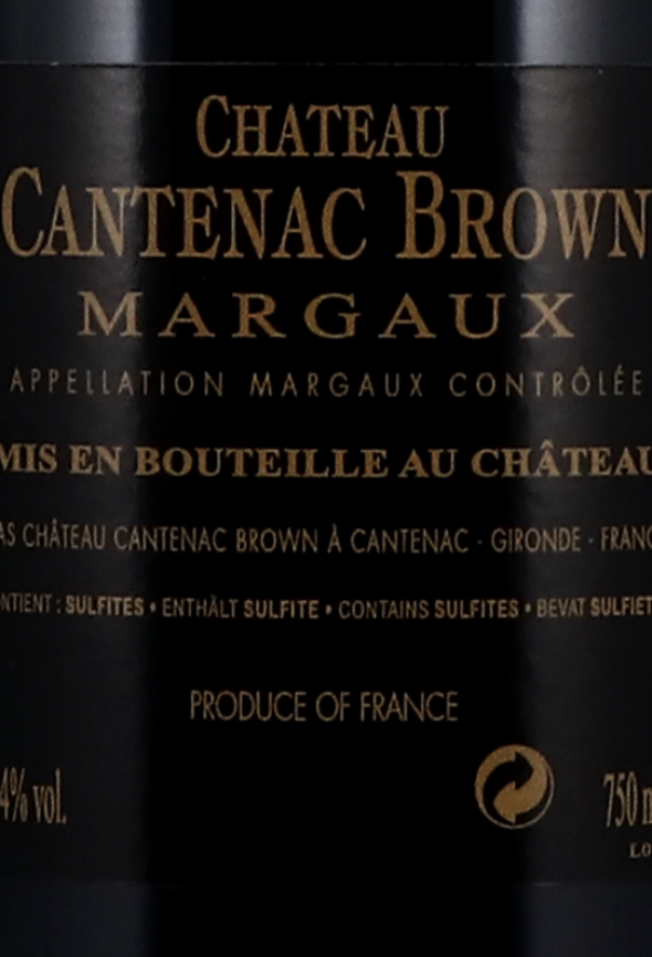 Chateau Cantenac Brown 3eme Cru Classe, Margaux
