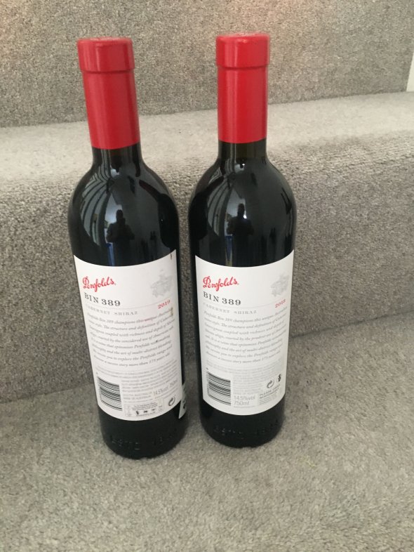 2018/19 (2 bottles) Penfolds, Bin 389 Cabernet Shiraz, South Australia