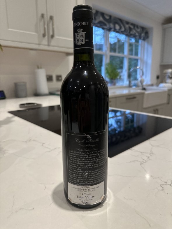 Henschke, Cyril Henschke Cabernet Sauvignon, Eden Valley