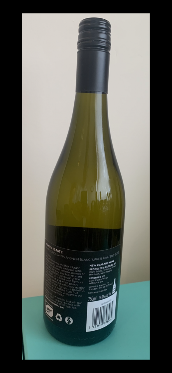 Sauvignon Blanc, New Zealand, Clark Estate, vintage 2022, Boreham Wood Awatere, Marlborough, Parcel 12x75cl , 2022