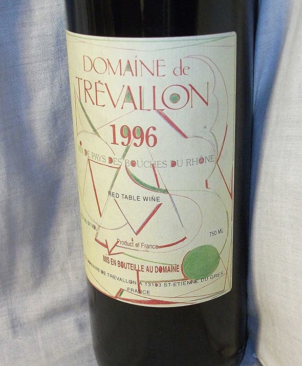 1996 Domaine de Trevallon , Bouches Du Rhone.  St Etienne Du Gres.