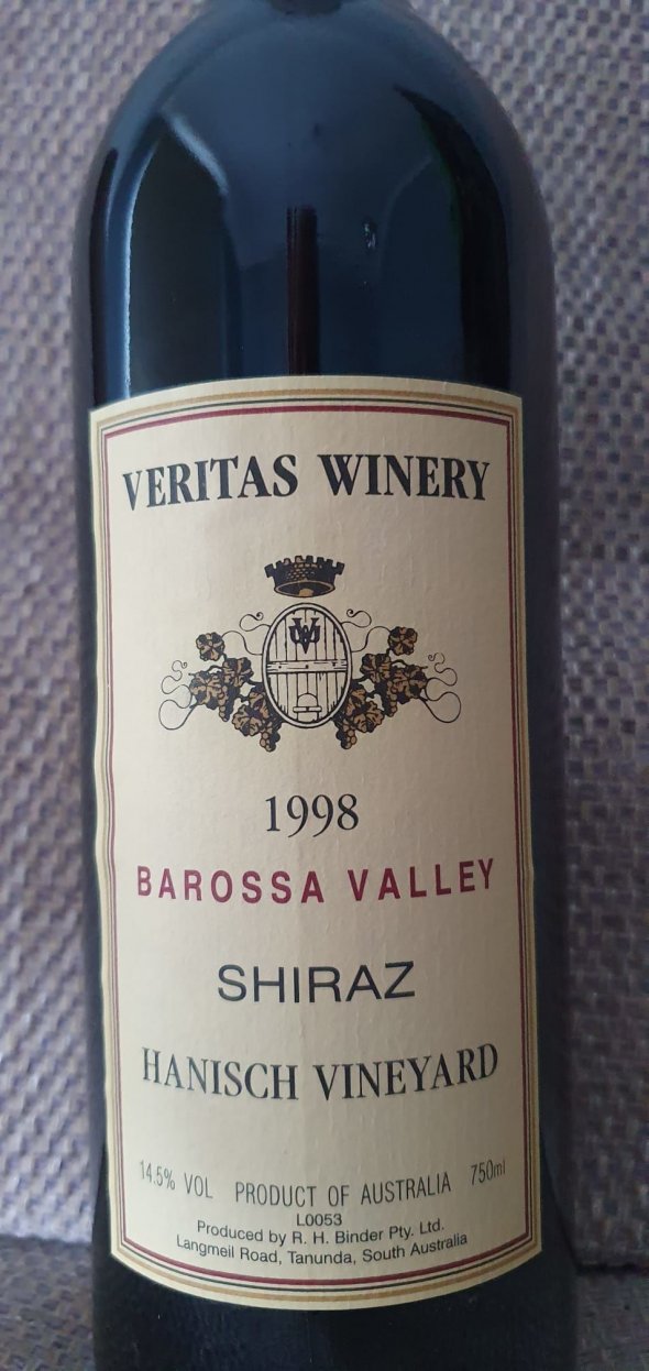 Rolf Binder Veritas Hanisch Barossa Valley Shiraz