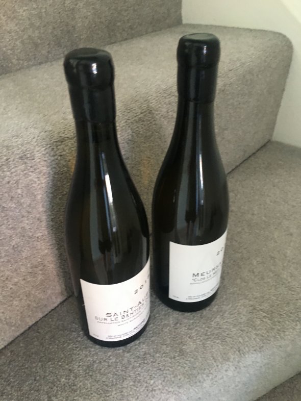 2 bottles (mixed) Antoine Jobard, Meursault, Clos Le Meix Tavaux 