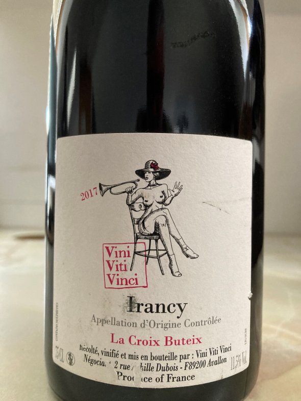 Irancy Rouge "La Croix Buteix" vini viti vinci, Nicolas Vauthier 