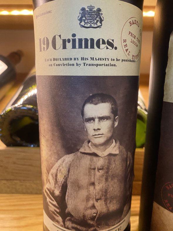 19 Crimes Red wine 