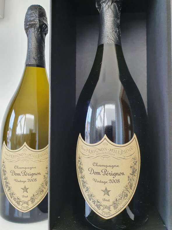 2008 Dom Perignon Vintage Champagne Brut in Gift Box - The Greatest Year!