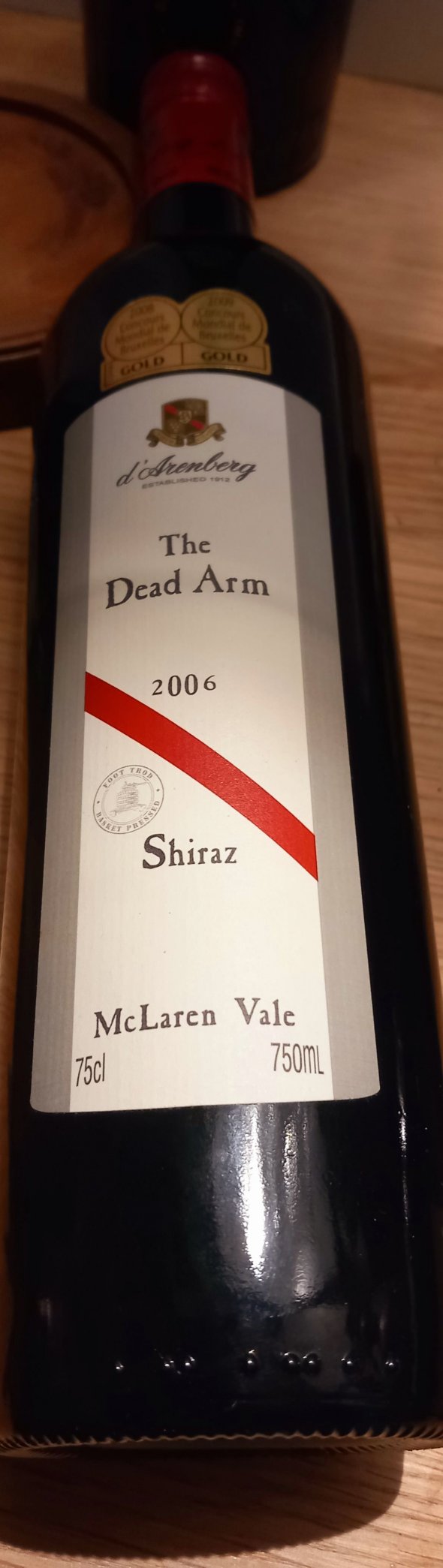 d'Arenberg, The Dead Arm Shiraz, McLaren Vale