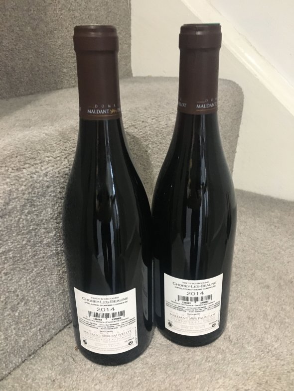 2 bottles Domaine Maldant Pauvelot, Chorey-les-Beaune