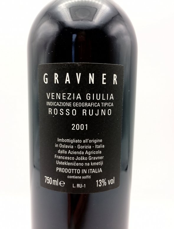 GRAVNER Rujno Rosso - 2001 - IGT Venezia Giulia - Italy