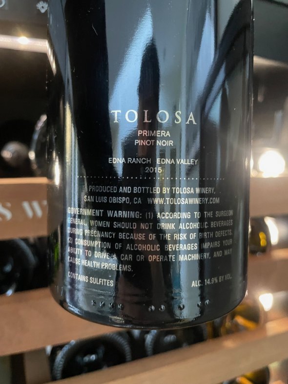 Tolosa Winery 'Primera' Pinot Noir