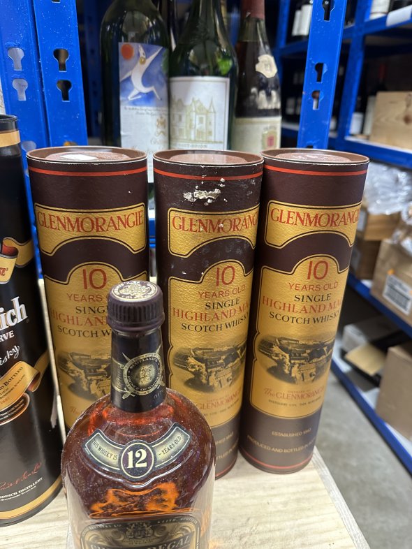 6x sealed bottles of whisky