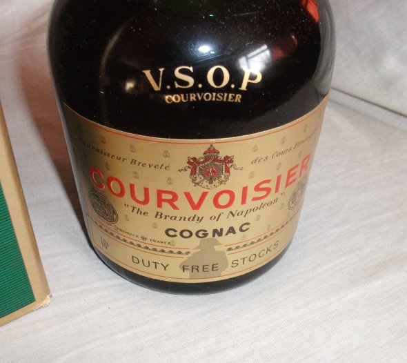Vintage Courvoisier VSOP Cognac. 