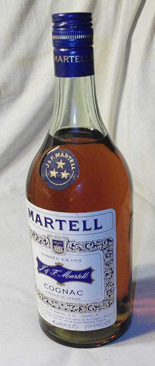1970s Martell Cognac.  