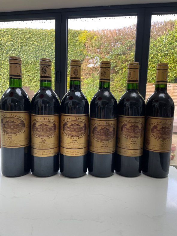 Chateau Batailley Vertical 1986-98