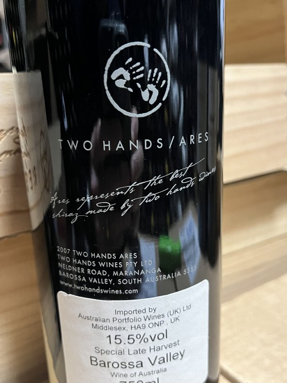 Two Hands,  Ares Shiraz, Barossa Valley