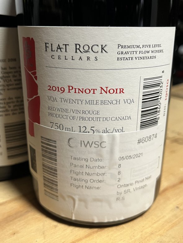 Canadian Pinot Noir x2, Niagara, Ontario 2018, 2019