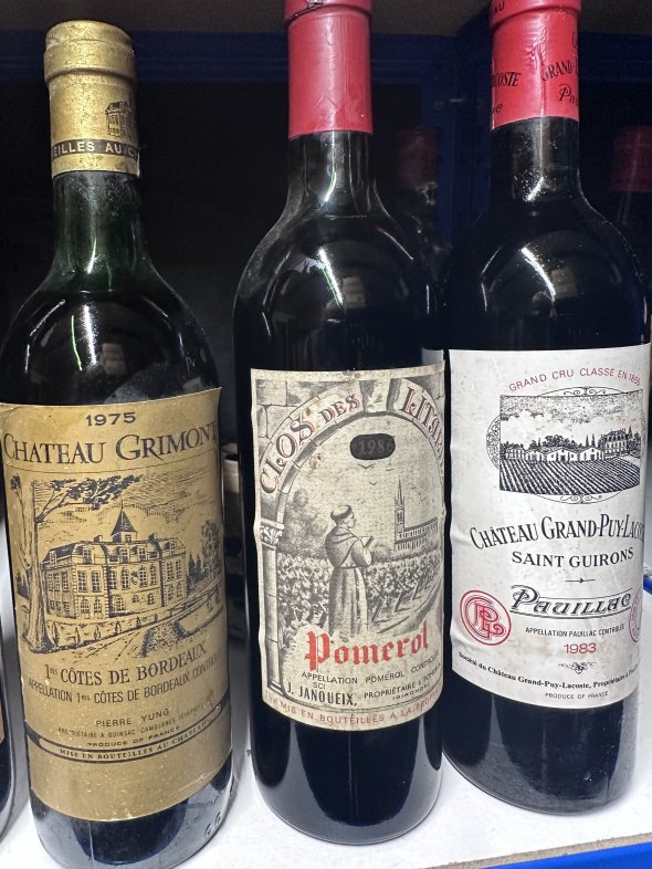 Interesting Bordeaux bin Enders 