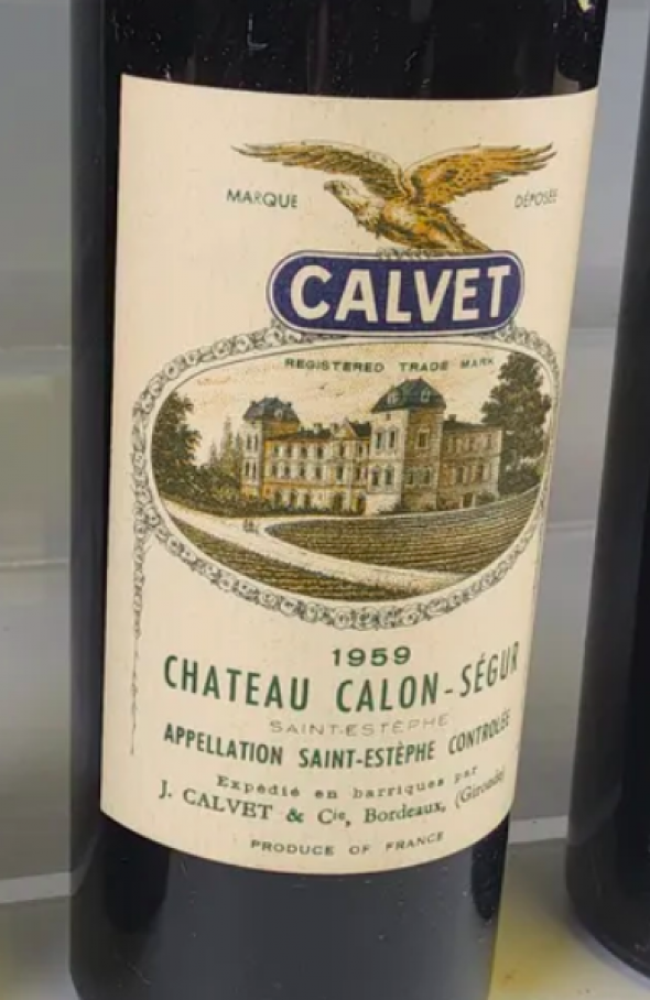 Calvet Chateau Calon Segur 3eme Cru Classe, Saint-Estephe