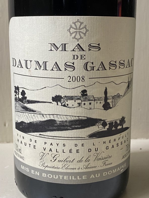 Mas de Daumas Gassac, Vin de Pays, Pays d'Herault